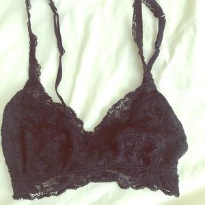 Aerie Black Lace Bandeau